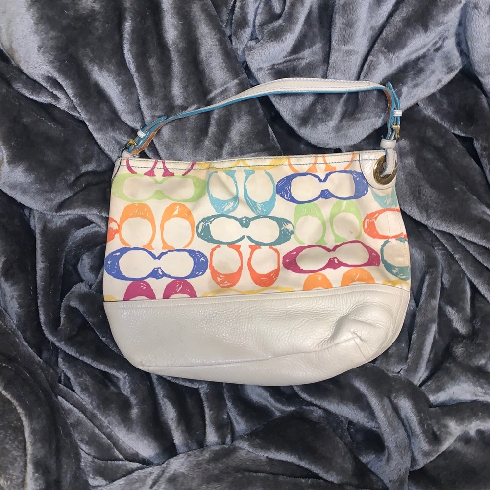 Rainbow Coach Purse